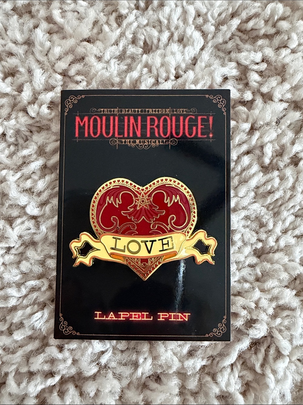 Moulin Rouge the Musical Lapel Pin
